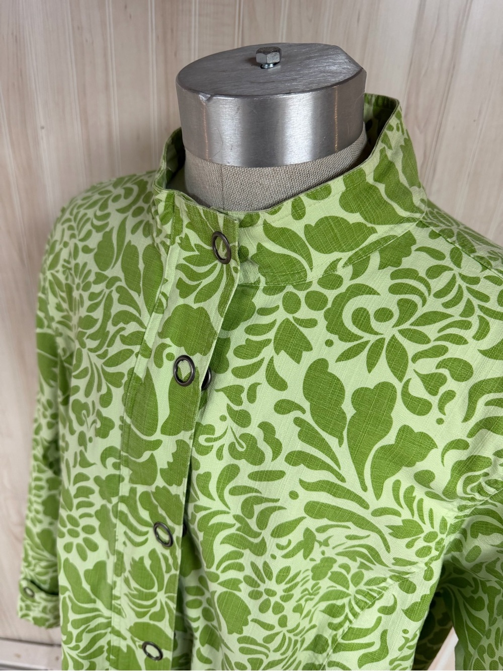 Coldwater Creek Light Green plus size jacket blazer - Picture 3 of 12